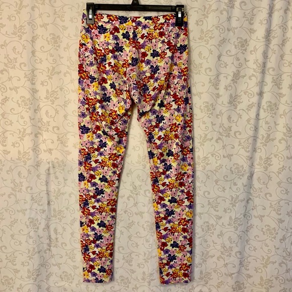 Code Bleu Girls Muiltcolor Floral Leggings - Picture 2 of 4